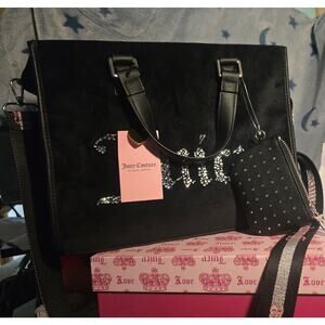 Juicy Couture All That Glitters Black Tote